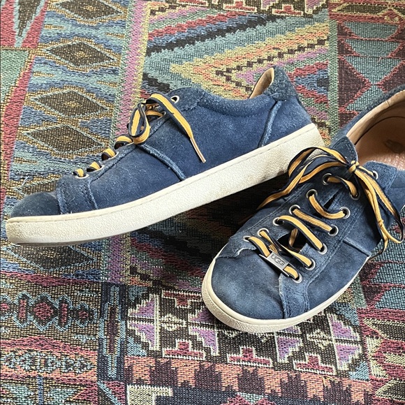 UGG Blue and Yellow Women's Sneakers - Picture 4 of 4